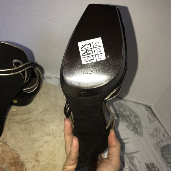 Marni New size 8 Chocolate Suede Sandals Platform - Picture 2 of 8